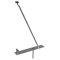 Mobile fence support strut | incl. base plate | galvanized with clamp and peg